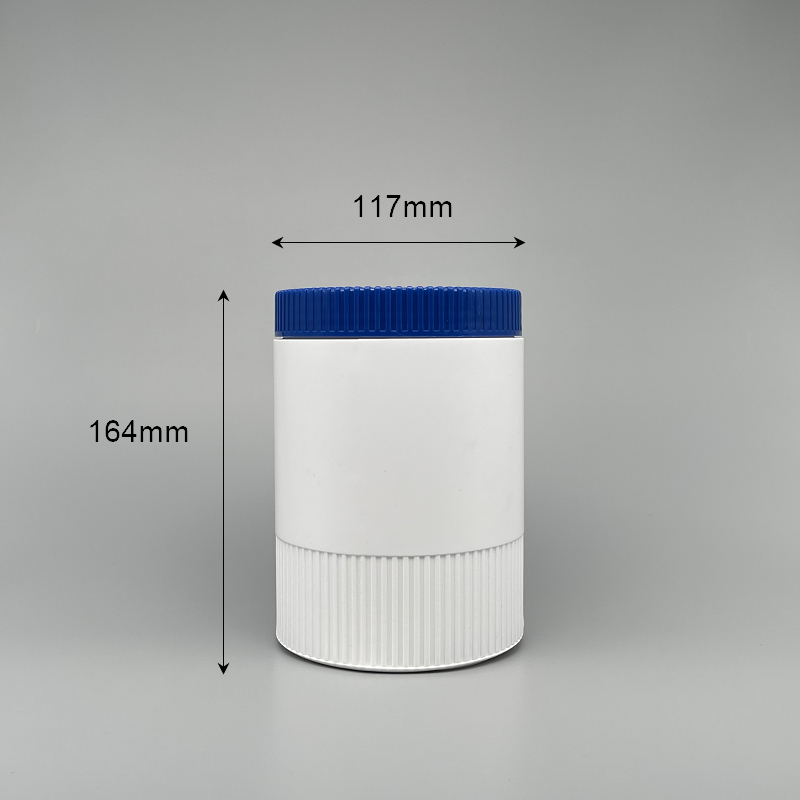 大口瓶 藍/白 1500ml 底刻B10
