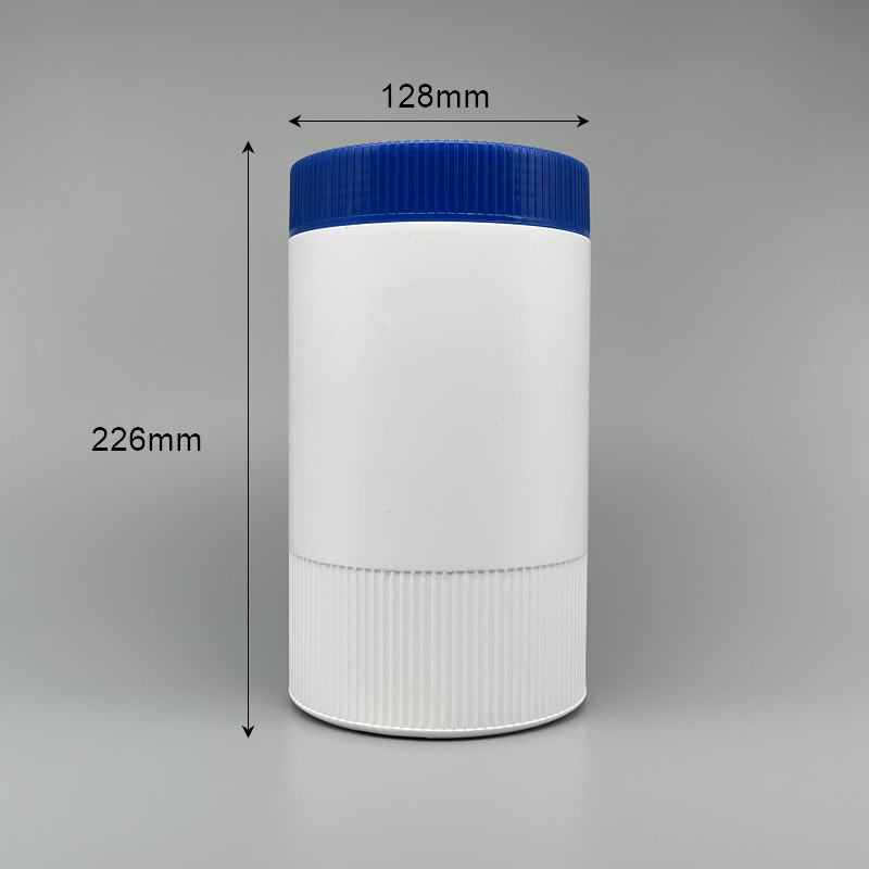 大口瓶 藍/白 2500ml 底刻B14