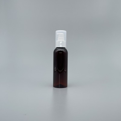 壓瓶 附PP蓋 PET 100cc 茶身 2-51