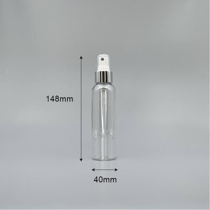 噴瓶 PET 120cc 透明 銀噴頭