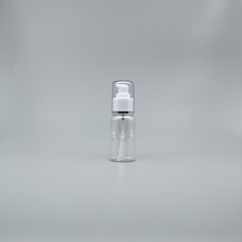 壓瓶 附蓋 PETG 75cc 透明 蓋滾銀邊 J-75