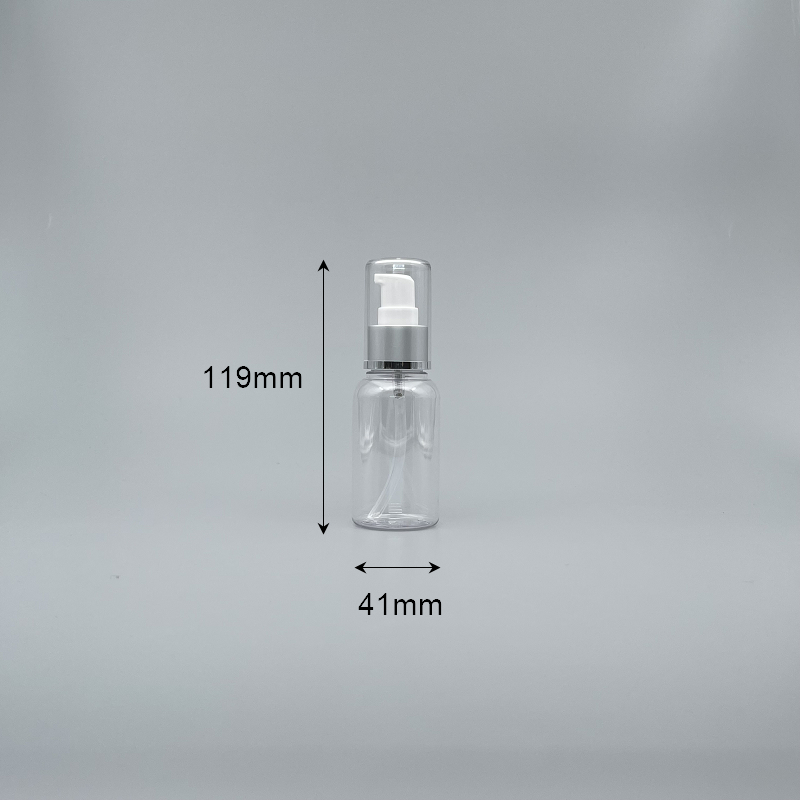 壓瓶 附蓋霧銀中束 PETG 75ml J-75