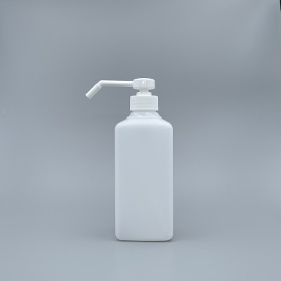 噴瓶 下壓式 PE 500ml四角本色瓶身 NH-500