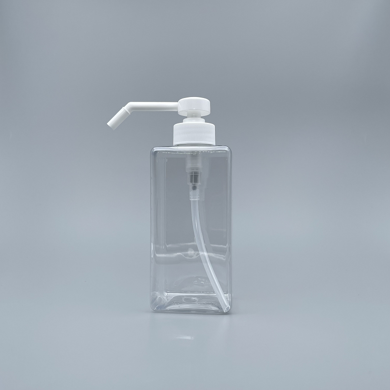 噴瓶 下壓式 PET 500ml 四角透身 LV-177