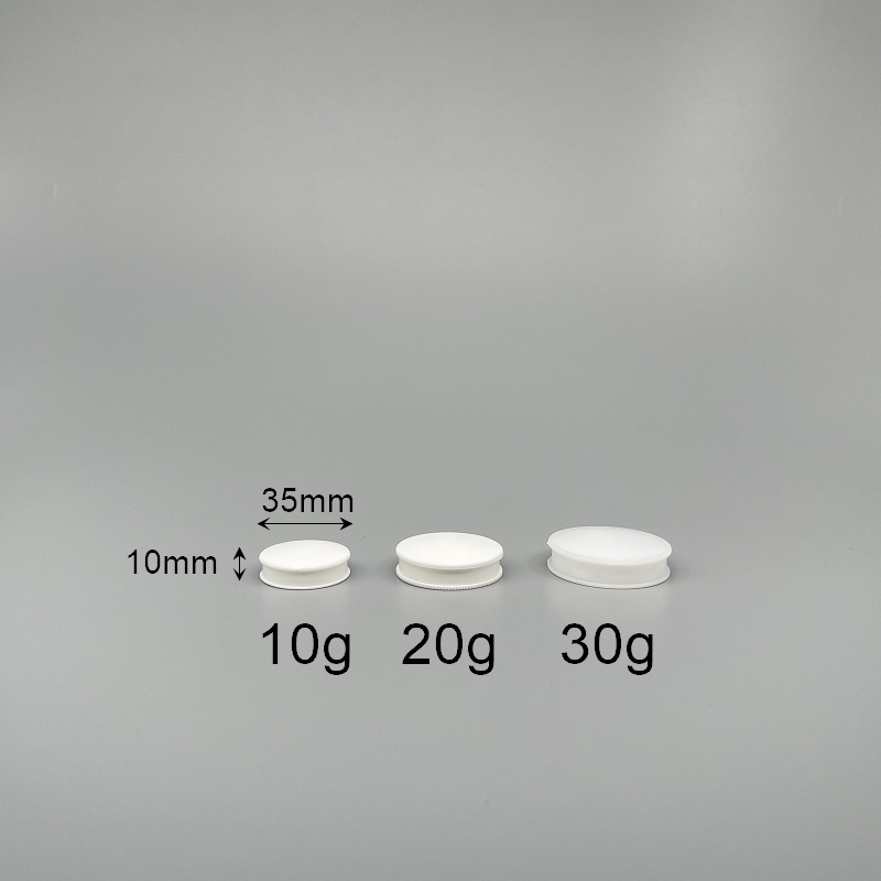 藥膏盒 PP10g(白) 直徑3.5cm H-02