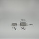鐵製面霜盒 30ml 瓶身直徑5.2x高度1.7cm