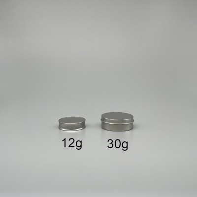 鐵製面霜盒 30ml 瓶身直徑5.2x高度1.7cm
