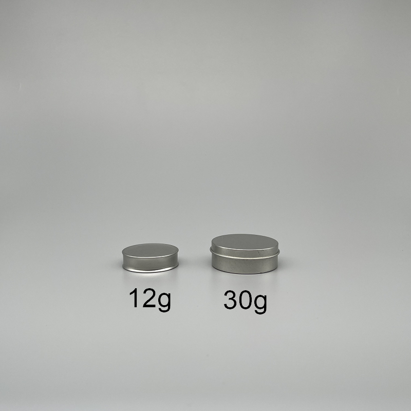 鐵製面霜盒 30ml 瓶身直徑5.2x高度1.7cm