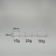 高級盒 15g 透/透 U-15
