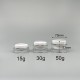 面霜盒 壓克力圓型 50g 蓋滾金邊