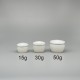 面霜盒 PP料 50g 附內塞瓶蓋滾邊 CP-0050