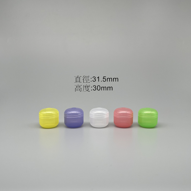 高級盒 凹頂 PP料 10g 紅色 V-686
