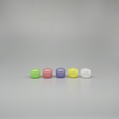 高級盒 凹頂 PP料  5g 黃色 V-685