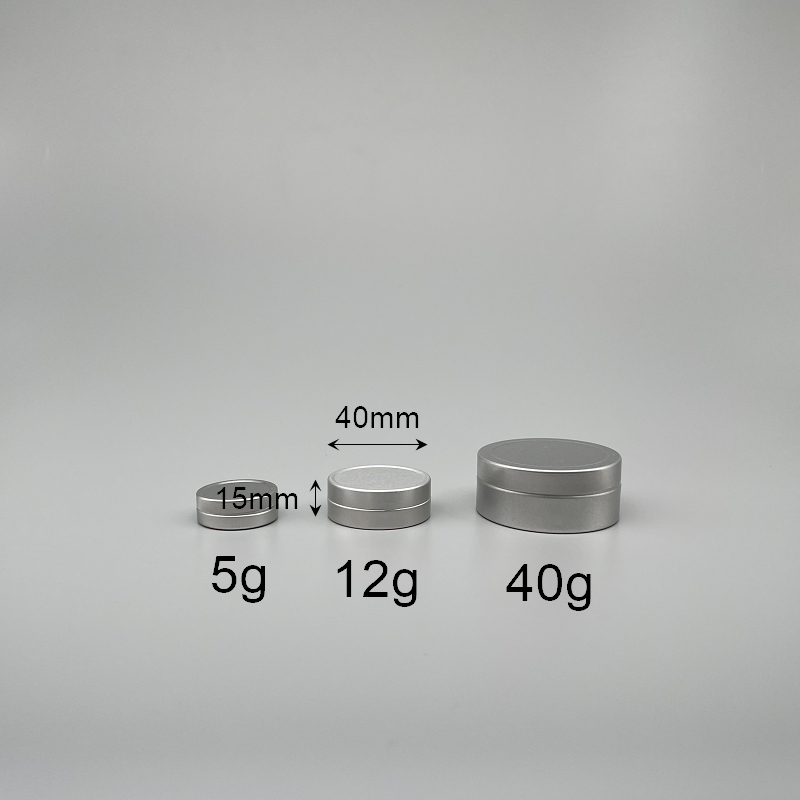 鋁製面霜盒 12g 直徑4x高1.5cm