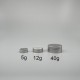 鋁製面霜盒 12g 直徑4x高1.5cm
