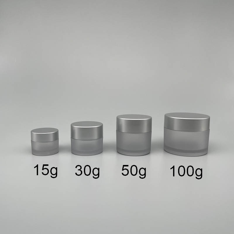面霜盒 PETG 霧面身 霧銀蓋  30g