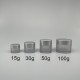 面霜盒 PETG 霧面身 霧銀蓋 100g