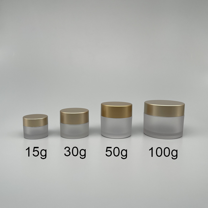 面霜盒 PETG 霧面身 霧金蓋  50g