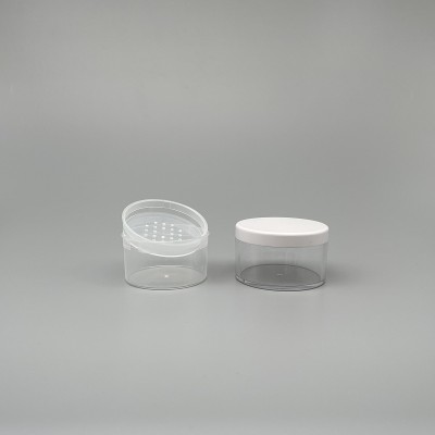 蜜粉盒 80g 白/透+內杯
