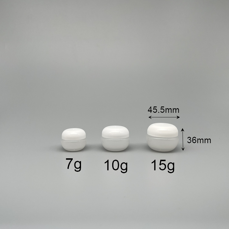 高級盒 甕型 15g 白/本 附內塞