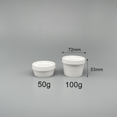 面膜粉盒 100g 白色 V-1205