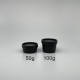 面膜粉盒 100g 黑色 V-1205