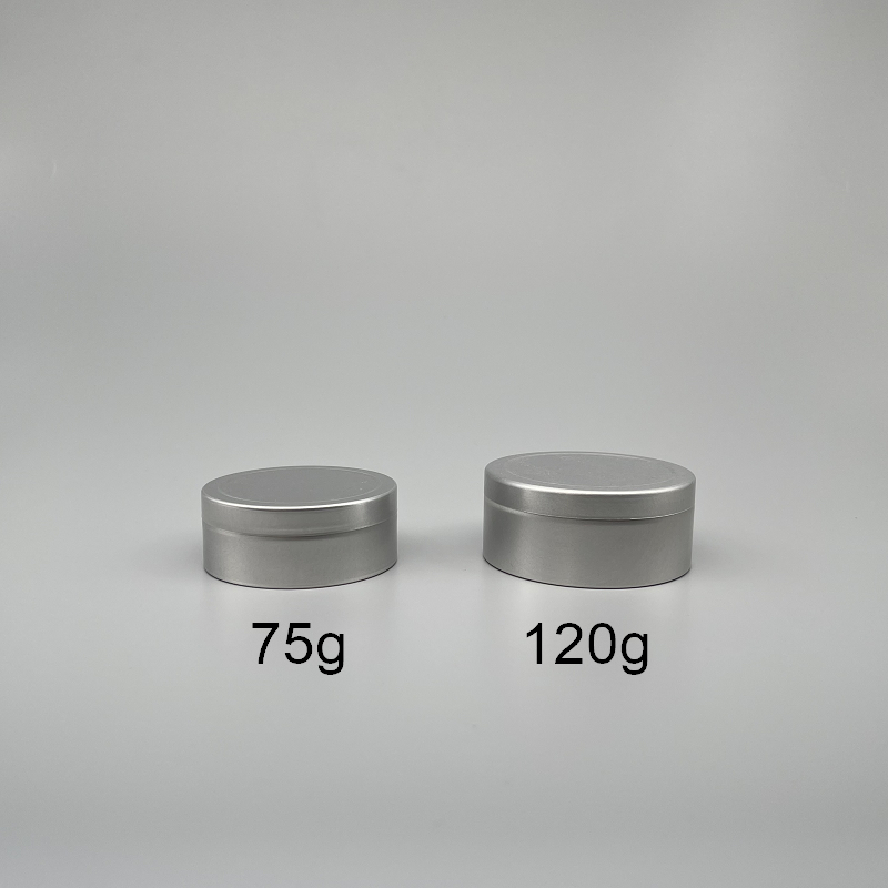鋁製面霜盒 120g 直徑7.5x高3.2cm