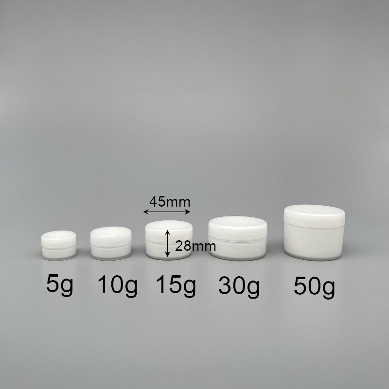面霜盒 雙層PP料  15g