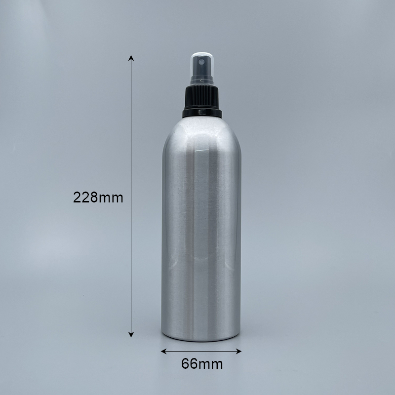 鋁罐噴瓶 黑色噴頭 500ml 66x180mm台灣製